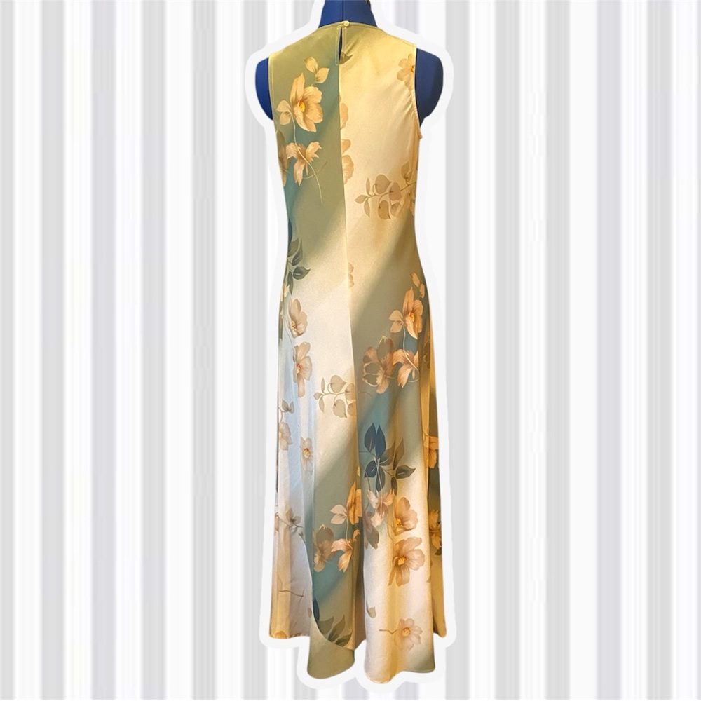 My Michelle Floral Maxi Dress in Yellow and Blue - Picture 2 of 4